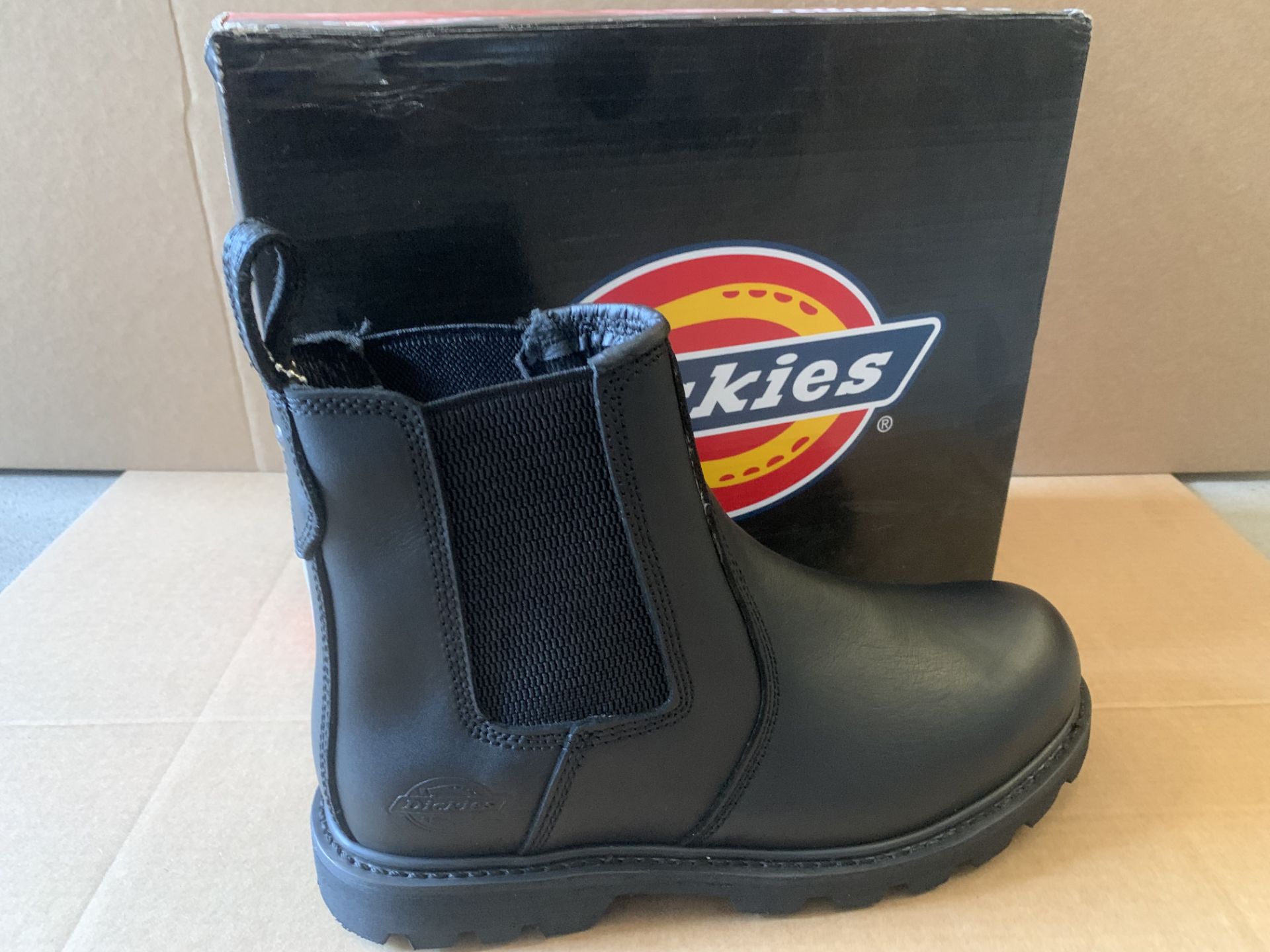 3 X BRAND NEW DICKIES FIFE 2 BLACK WORK BOOTS SIZES 7 AND 8