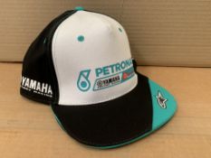 20 X BRAND NEW OFFICIAL BLACK AND GREEN YAMAHA PETRONAS CAPS