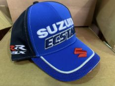 20 X BRAND NEW OFFICIAL BLUE SUZUKI ECSTAR CAPS