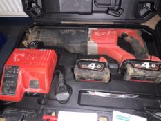 Milwaukee M18CHD 18v Brushless Fuel Cordless SDS+ Hammer Drill + 4ah Battery M18 CHD-402C FUEL.