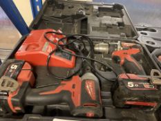 MILWAUKEE M18 CBLPP2A-402C 18V 4.0AH LI-ION REDLITHIUM BRUSHLESS CORDLESS COMBI DRILL & IMPACT