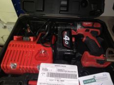 Milwaukee Cordless Combi Drill Brushed M18BPDN-402C 18V 1 x 4.0Ah Li-Ion M18 BPDN-402C. COMES WITH