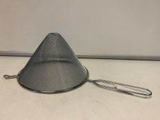 69 X BRAND NEW 20CM CONICAL STRAINERS