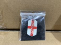 600 X BRAND NEW ENGLAND KEY RINGS