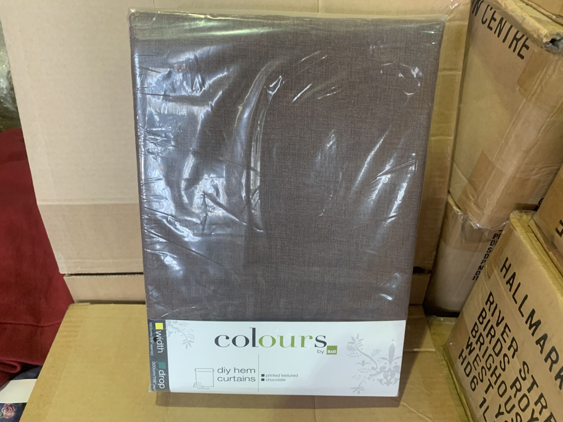 8 X BRAND NEW COLOURS DIY HEM CURTAINS 300 X 150CM