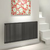 (G75) KUDOX 1180X600MM XYLO RAD ANTHRACITE. RRP £360.00. The timeless design of the Kudox Xylo would