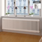 (C10) 500x1042mm White Triple Panel Horizontal Colosseum Traditional Radiator. RRP £509.99.For an