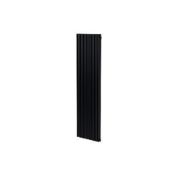 (G134) 1800x368mm Anthracite Designer Vertical Designer Radiator, Anthracite (W)368mm (H)1800mm.