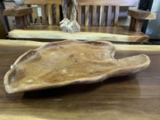 TEAK SLIM BOWL DIA 50 X H15 RRP £175