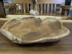 TEAK SLIM BOWL DIA 50 X H15 RRP £175