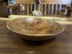 TEAK SLIM BOWL DIA 30 X H10 RRP £89