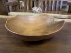 TEAK SLIM BOWL DIA 30 X H10 RRP £89