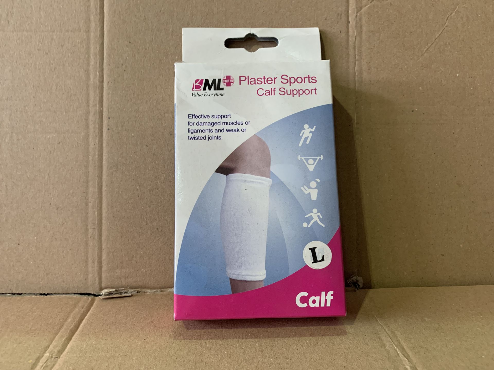 96 X BRAND NEW PLASTER SPORTS CALF SUPPORTS