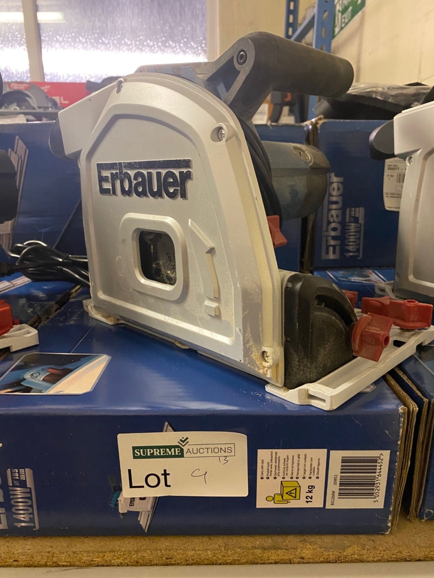 ERBAUER ERB690CSW 185MM ELECTRIC PLUNGE SAW 240V COMES WITH BOX (UNCHECKED)