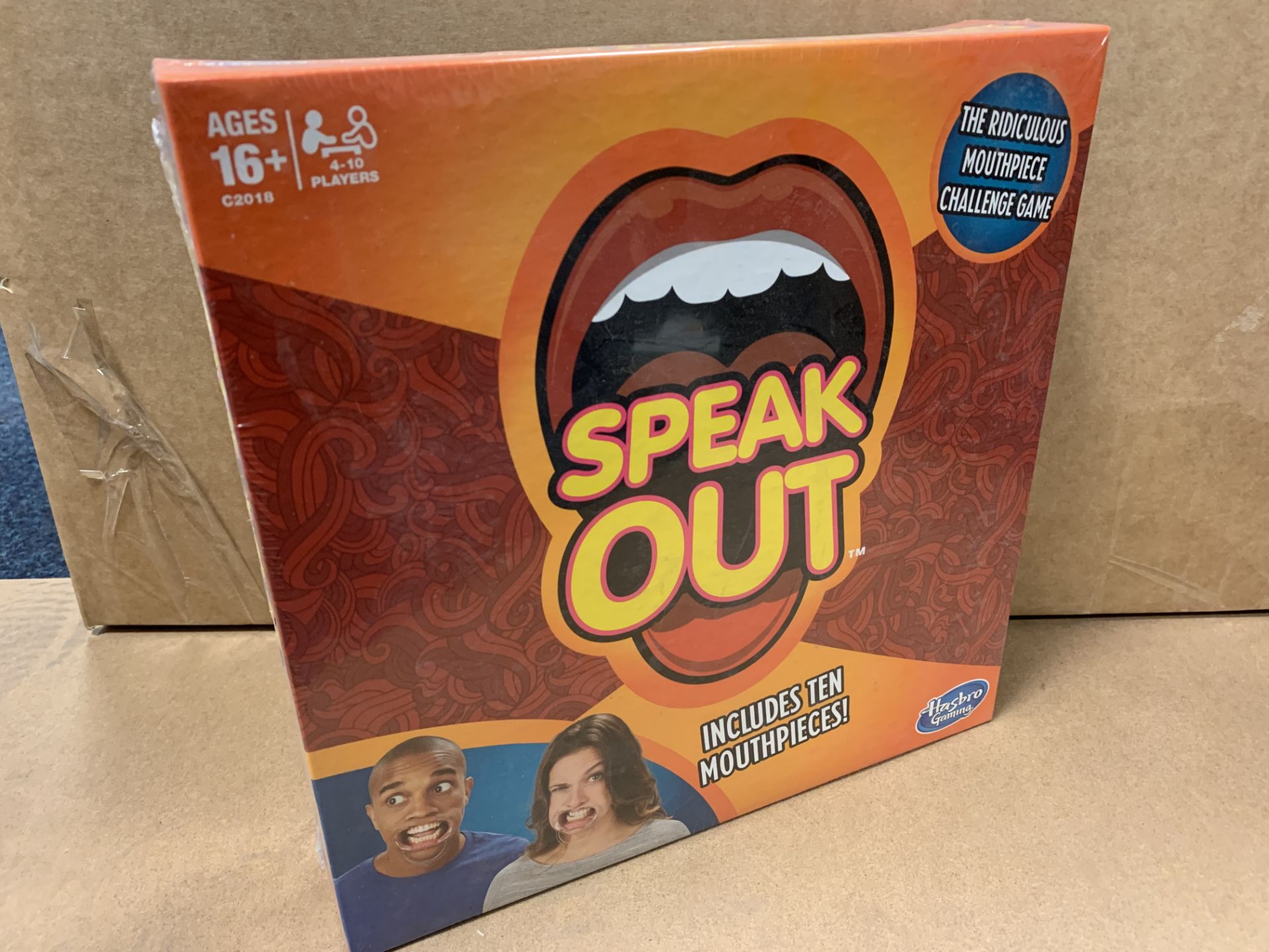 18 X NEW BOXED HASBRO SPEAK OUT - THE RIDICULOUS MOUTHPIECE CHALLENGE GAME - Image 2 of 2