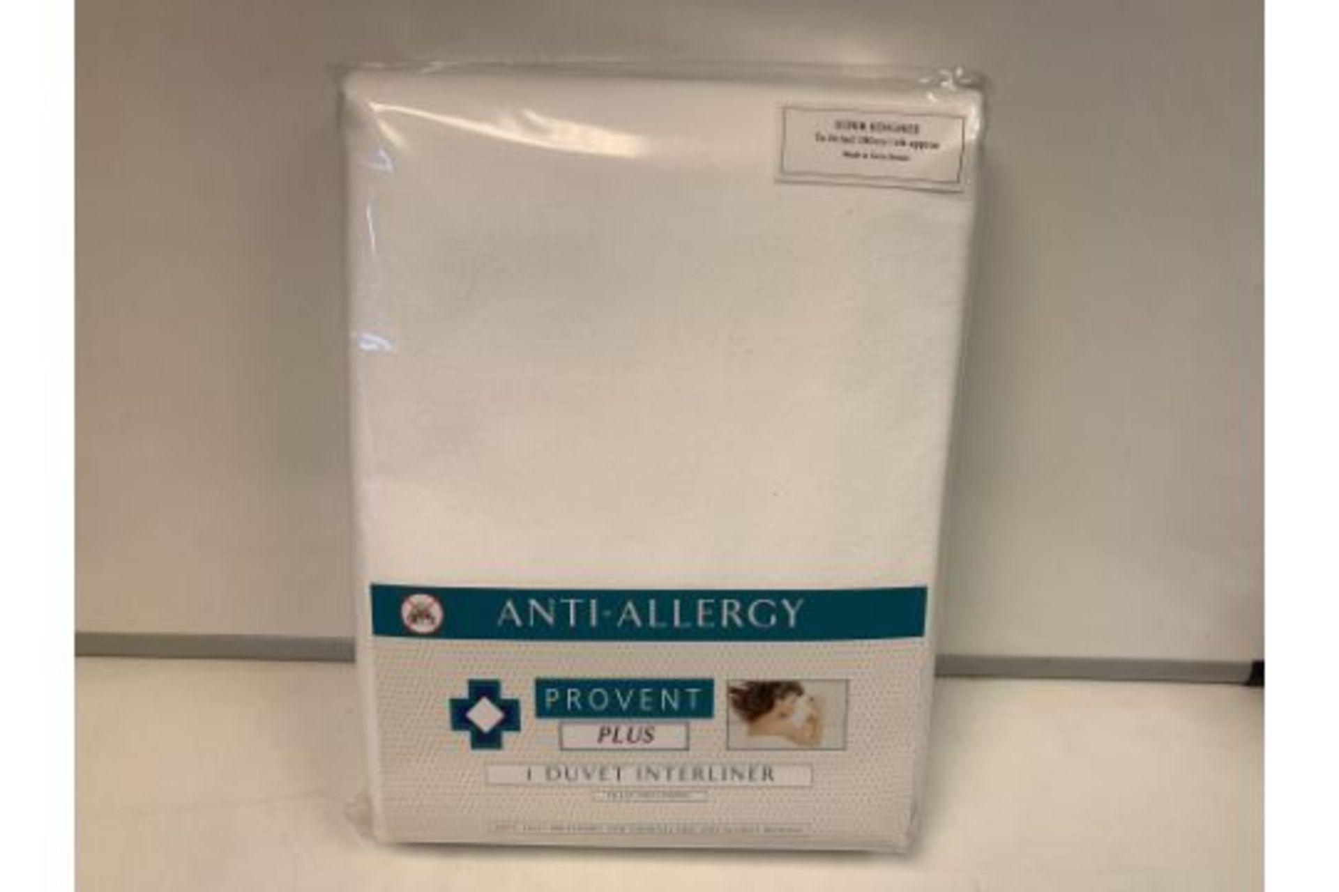 12 X NEW PACKAGED ANTI-ALLERGY PROVENT PLUS MATTERESS INTERLINER. SUPER KING SIZE (879/30)