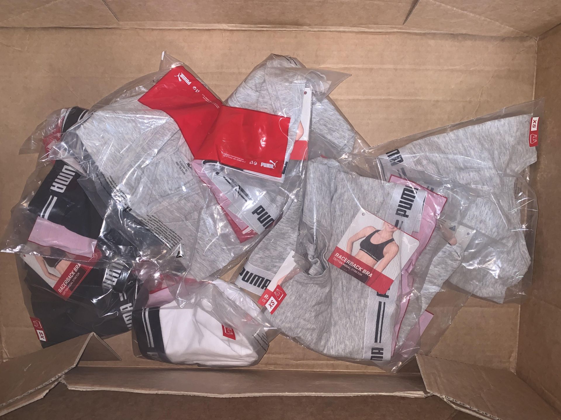 10 X BRAND NEW INDIVIDUALLY PACKAGED PUMA UNDERWEAR IN VARIOUS STYLES AND SIZES