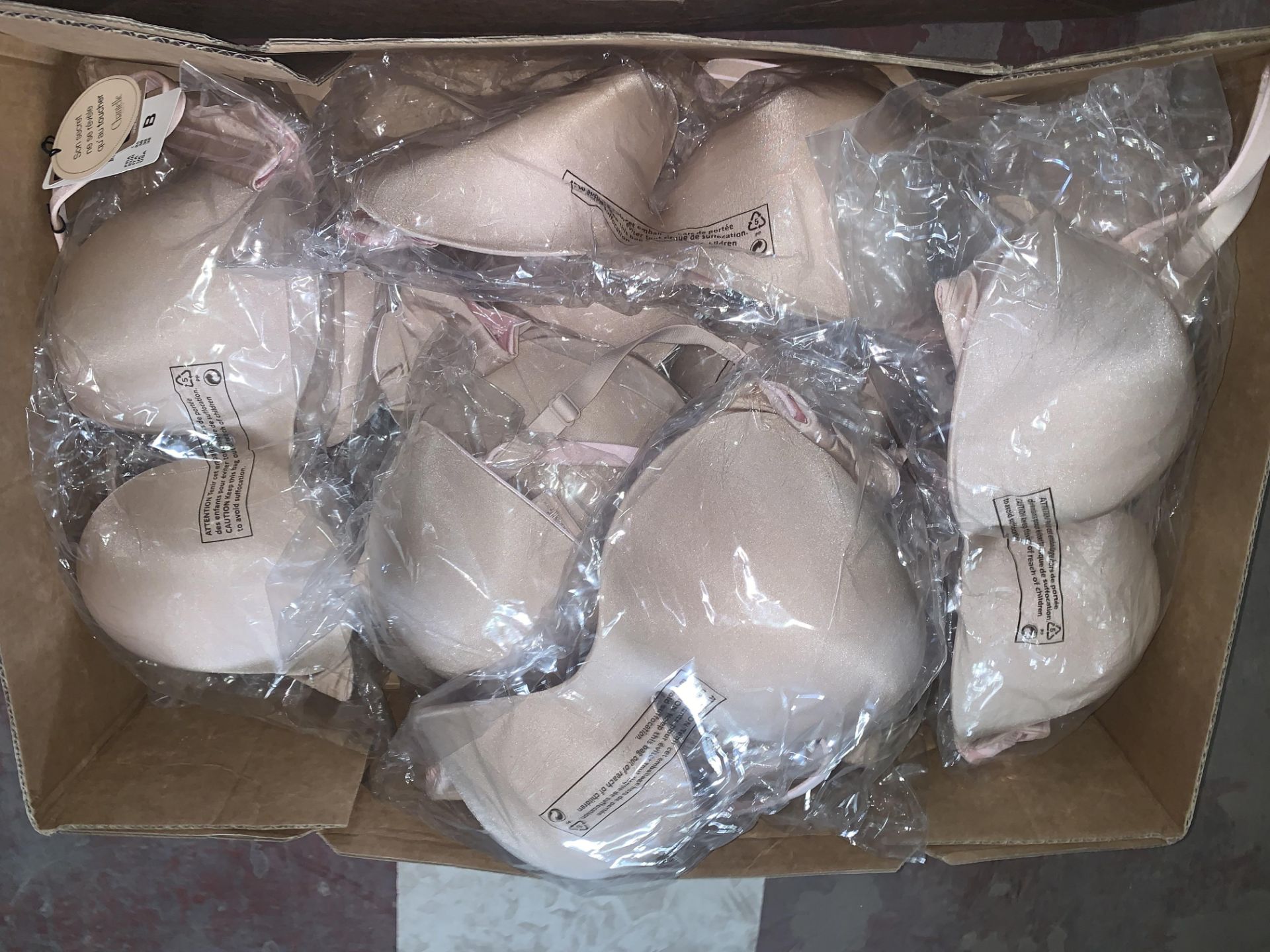 10 X BRAND NEW INDIVIDUALLY PACKAGED CHANTELLE BRAS (SIZES MAY VARY)