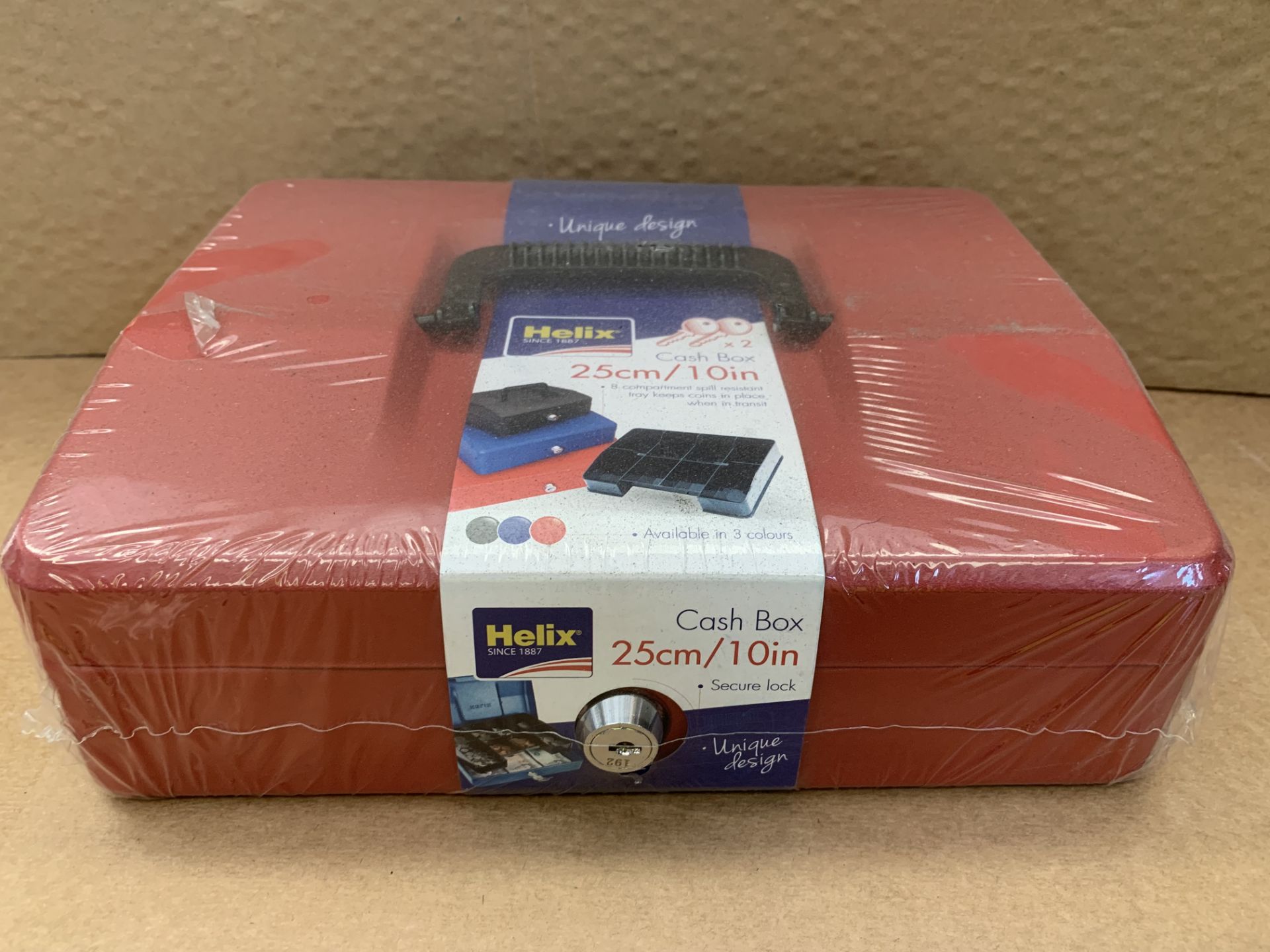 6 X BRAND NEW HELIX 10 INCH CASH BOXES