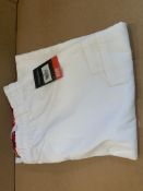 20 X BRAND NEW DICKIES LARGE MEDICAL WHITE UNIFORM BOTTOMS SIZE LARGE