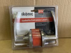 24 X BRAND NEW IKONIC ISABELLA ENTRANCE LEVER TWIN PACK