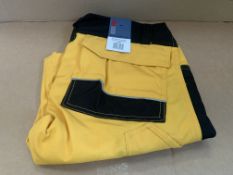 15 X BRAND NEW DICKIES PRO SHORTS YELLOW/BLACK 48/33