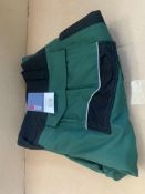 10 X BRAND NEW DICKIES PRO SHORT GREEN/BLACK 64/48/58