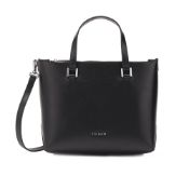 BRAND NEW TED BAKER LILIAAN BLACK LEATHER TOTE BAG (4687) RRP £109-1