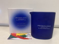 10 X BRAND NEW PRISMOLOGIE SAPHIRE AND OUD 200G MASSAGE CANDLES RRP £49 EACH