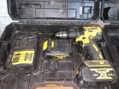 DEWALT DCD778M2T-SFGB 18V 4.0AH LI-ION XR BRUSHLESS CORDLESS COMBI DRILL COMES WITH 2 BATTERIES,