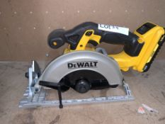 DEWALT DCS391 165MM 18V LI-ION XR CORDLESS CIRCULAR SAW COMES WITH BATTERY (UNCHECKED)