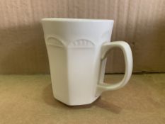 BRAND NEW PACK OF 36 STEELITE MONTE CARLO IVORY MUGS 245ML RRP £285