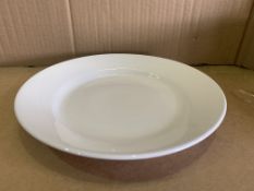 5 X BRAND NEW PACKS OF 12 CHURCHILL PLAIN WHITEWARE MEDITARRANEAN DISH 10 INCHES RRP £155 PER PACK