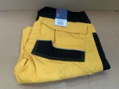 14 X BRAND NEW DICKIES PRO SHORTS YELLOW/BLACK 58/42/52