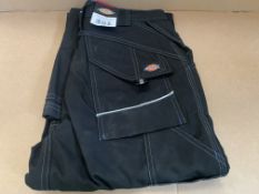 7 X BRAND NEW DICKIES EISENHOWER MAX TROUSERS BLACK SIZE 30