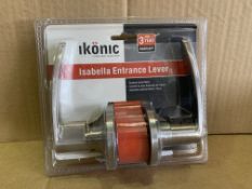 24 X BRAND NEW IKONIC ISABELLA ENTRANCE LEVER TWIN PACK