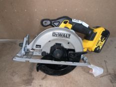 DEWALT DCS391 165MM 18V LI-ION XR CORDLESS CIRCULAR SAW COMES WITH BATTERY (UNCHECKED)