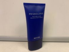 40 X BRAND NEW PRISMOLOGIE SAPHIRE AND OUD 40ML RELAXING FOOT CREAM RRP £14.95 EACH