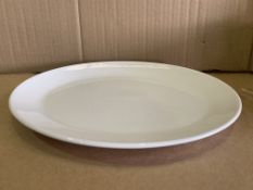 3 X BRAND NEW PACKS OF 12 STEELITE SIMPLICITY WHITE OVAL COUPE DISHES 305MM RRP £110 PER PACK