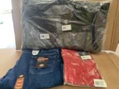 7 PIECE DICKIES LOT INCLUDING JEANS, JACKETS AND T SHIRTS