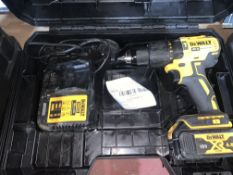 DEWALT DCD778M2T-SFGB 18V 4.0AH LI-ION XR BRUSHLESS CORDLESS COMBI DRILL COMES WITH 1 BATTERY,