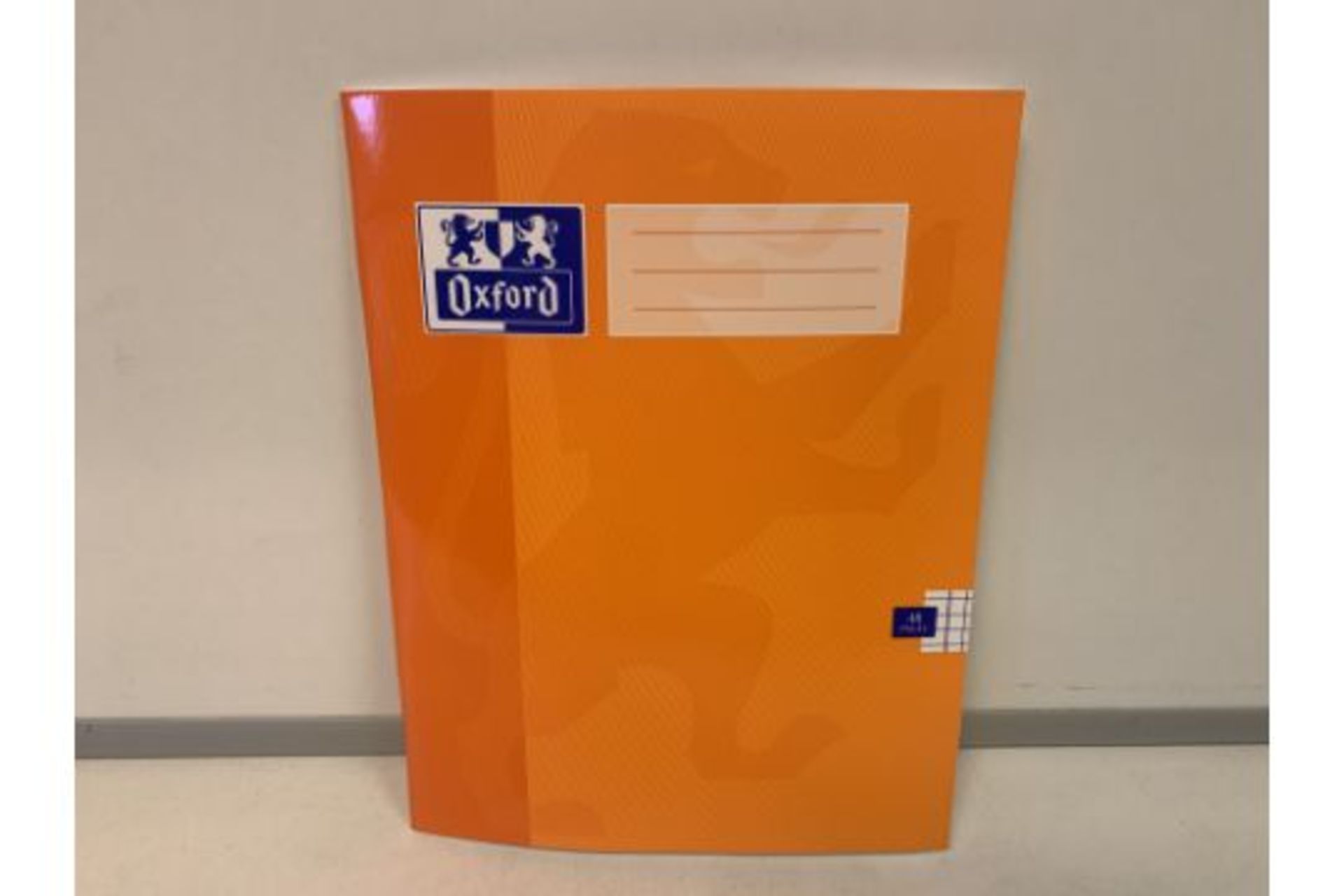 150 X BRAND NEW 48 PAGE ORANGE OXFORD EXERCISE BOOKS IN 3 BOXES