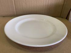 4 X BRAND NEW PACKS OF 24 STEELITE SIMPLICITY WHITE HARMONY PLATES 269MM RRP £155 PER PACK