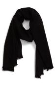 BRAND NEW TED BAKER TABAY BLACK TED MONO LONG SCARF (3806) RRP 79-1