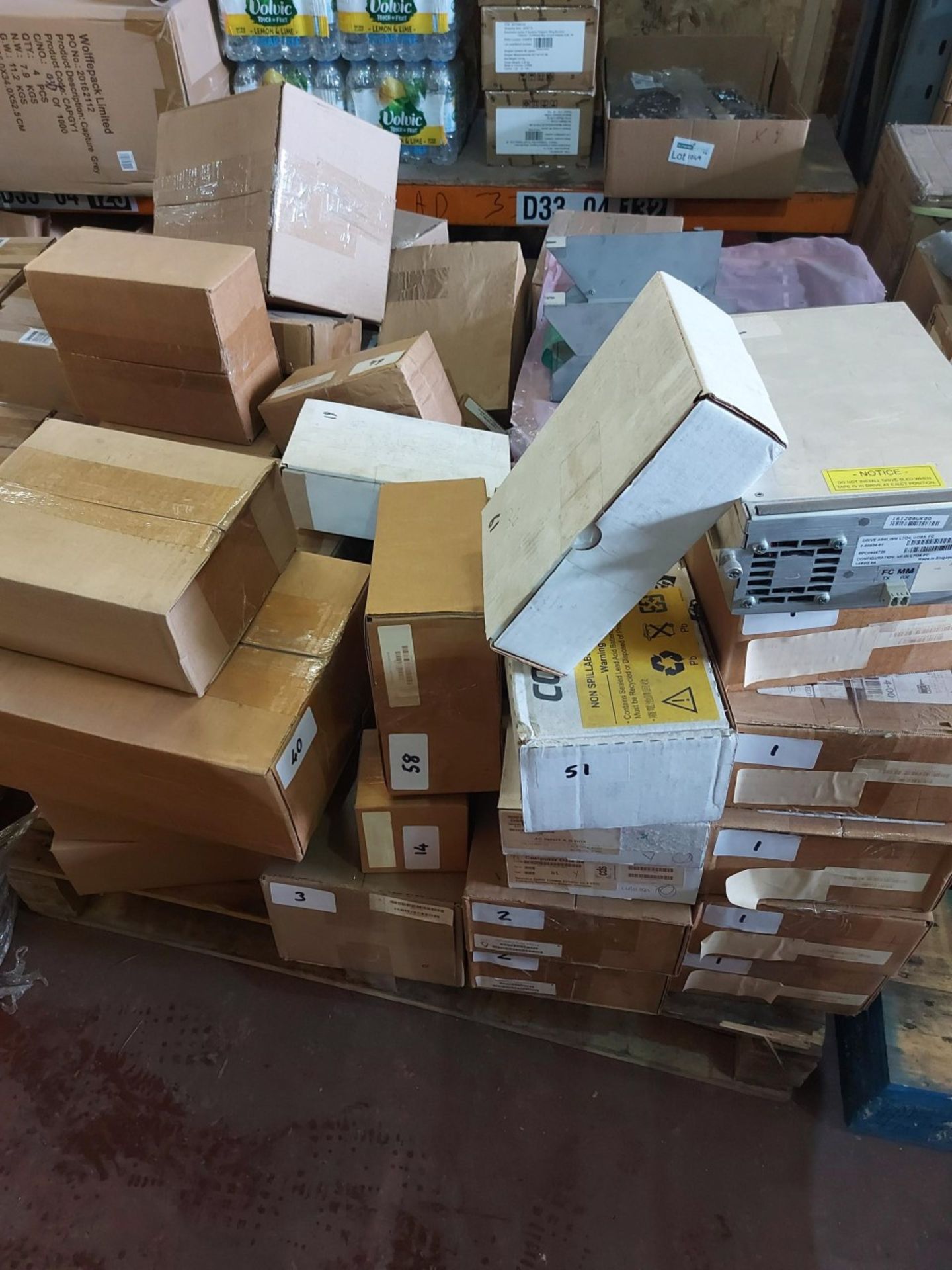 (Q3) PALLET TO CONTAIN CIRCA 35 x NEW BOXED COMPUTER PARTS/COMPONENTS. ORIGINAL RRP VALUE CIRCA £3,