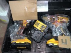 DEWALT DCK2510L3T-GB 18V 3.0AH LI-ION XR BRUSHLESS CORDLESS TWIN PACK COMES WITH 3 BATTERIES,