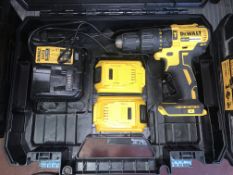 DEWALT DCD778D2T-SFGB 18V 2.0AH LI-ION XR BRUSHLESS CORDLESS COMBI DRILL COMES WITH 2 BATTERIES,