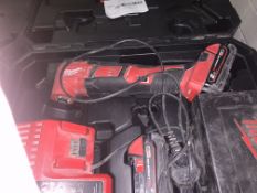 MILWAUKEE M18BMT-202C 18V 2.0AH LI-ION REDLITHIUM CORDLESS MULTI TOOL COMES WITH 2 BATTERIES,