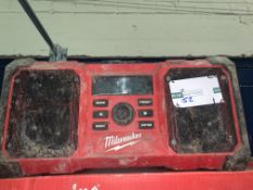 MILWAUKEE SITE RADIO (UNCHECKED / UNTESTED )