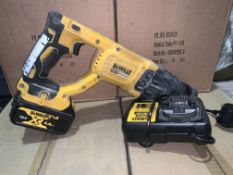 DEWALT SDS PLUS DRILL COMES WITH BATERY AND CHARGER (UNCHECKED / UNTESTED )